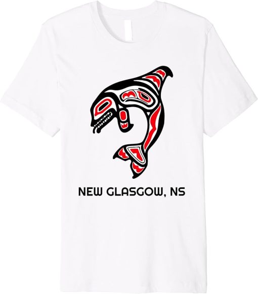 New Glasgow NS Native Indigenous Orca Killer Whales Premium T-Shirt