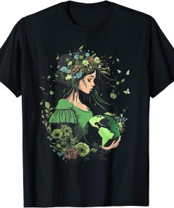 Earth Day Save Our Planet Green Mother Kids Girls Boys T-Shirt