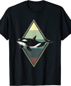 Sea Animal Orca Diving Whale Orca T-Shirt