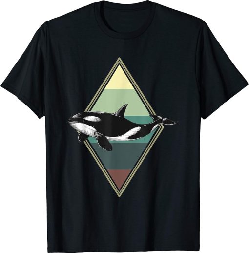 Sea Animal Orca Diving Whale Orca T-Shirt