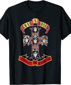 Guns N" Roses Official Cross T-Shirt