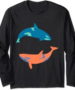 Killer Whale Lover Gifts Womens Orca Killer whales Mens Long Sleeve T-Shirt