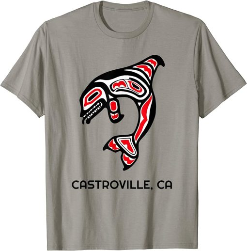 Castroville, CA Native American Orca Killer Whale T-Shirt