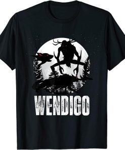 Native American Wendigo Monster Skinwalker Evils Horror T-Shirt